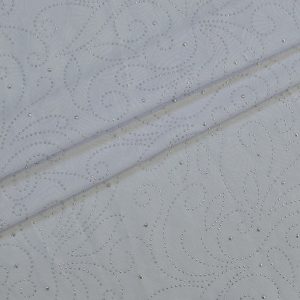 پارچه چادر سفید طرح دار ژاپن